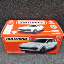 Load image into Gallery viewer, Matchbox 2024 Porsche Cayenne Turbo Pearl White #27 MBX Metro New Sealed Box
