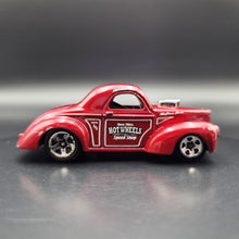 Load image into Gallery viewer, Hot Wheels 2010 Custom &#39;41 Willys Coupe Dark Red #137 HW Hot Rods 1/10
