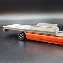 Load image into Gallery viewer, Hot Wheels 2011 Litt Haul - Flatbed Farm Hauler Grey HW Racing Rigs
