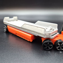 Load image into Gallery viewer, Hot Wheels 2011 Litt Haul - Flatbed Farm Hauler Grey HW Racing Rigs
