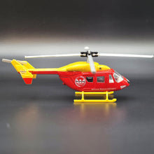 Load image into Gallery viewer, 2010 MBB/Kawasaki BK 117 Auckland Westpac Rescue Helicopter Red/Yellow Die Cast Model
