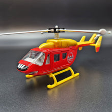 Load image into Gallery viewer, 2010 MBB/Kawasaki BK 117 Auckland Westpac Rescue Helicopter Red/Yellow Die Cast Model
