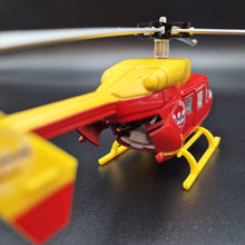 Load image into Gallery viewer, 2010 MBB/Kawasaki BK 117 Auckland Westpac Rescue Helicopter Red/Yellow Die Cast Model
