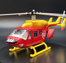 Load image into Gallery viewer, 2010 MBB/Kawasaki BK 117 Auckland Westpac Rescue Helicopter Red/Yellow Die Cast Model
