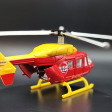 Load image into Gallery viewer, 2010 MBB/Kawasaki BK 117 Auckland Westpac Rescue Helicopter Red/Yellow Die Cast Model
