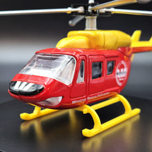 Load image into Gallery viewer, 2010 MBB/Kawasaki BK 117 Auckland Westpac Rescue Helicopter Red/Yellow Die Cast Model
