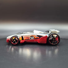 Load image into Gallery viewer, Hot Wheels 2015 Carbide Chrome #161 HW Race - Super Chromes
