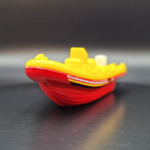 Load image into Gallery viewer, Matchbox 2014 Raft Boat Yellow/Red Sea Rescue 5 Pack Loose
