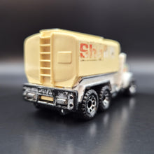 Load image into Gallery viewer, Matchbox 1990 Peterbilt Tanker Truck White #56 Matchbox 1-75
