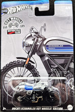 Load image into Gallery viewer, Hot Wheels 2024 Ducati Scrambler Hot Wheels Edition Silver Hot Wheels Motorcycle Club 4/5 New
