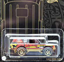 Load image into Gallery viewer, Hot Wheels 2023 Range Rover Classic Matte Black 55th Anniversary Black &amp; Yellow Series 4/6 New
