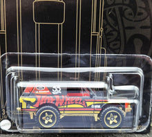 Load image into Gallery viewer, Hot Wheels 2023 Range Rover Classic Matte Black 55th Anniversary Black &amp; Yellow Series 4/6 New

