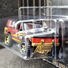 Load image into Gallery viewer, Hot Wheels 2023 Range Rover Classic Matte Black 55th Anniversary Black &amp; Yellow Series 4/6 New
