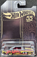 Load image into Gallery viewer, Hot Wheels 2023 &#39;66 Chevy Nova Matte Black 55th Anniversary Black &amp; Yellow Series 5/6 New

