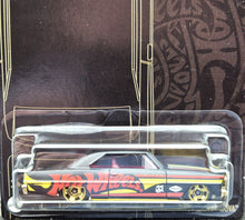 Load image into Gallery viewer, Hot Wheels 2023 &#39;66 Chevy Nova Matte Black 55th Anniversary Black &amp; Yellow Series 5/6 New
