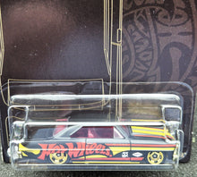Load image into Gallery viewer, Hot Wheels 2023 &#39;66 Chevy Nova Matte Black 55th Anniversary Black &amp; Yellow Series 5/6 New
