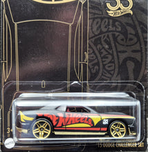 Load image into Gallery viewer, Hot Wheels 2023 &#39;15 Dodge Challenger SRT Matte Black 55th Anniversary Black &amp; Yellow Series 6/6 New
