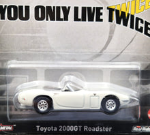 Load image into Gallery viewer, Hot Wheels 2023 Toyota 2000GT Roadster White HW Entertainment - You Only Live Twice - James Bond
