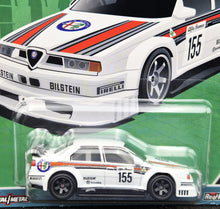 Load image into Gallery viewer, Hot Wheels 2023 Alfa Romeo 155 V6 Ti White Hot Wheels Spettacolare Car Culture 1/5 New
