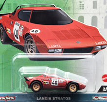 Load image into Gallery viewer, Hot Wheels 2023 Lancia Stratos Red Hot Wheels Spettacolare Car Culture 2/5 New
