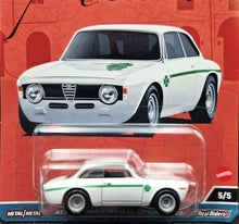 Load image into Gallery viewer, Hot Wheels 2023 Alfa Romeo Giulia Sprint GTA White Hot Wheels Spettacolare Car Culture 5/5 New
