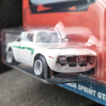 Load image into Gallery viewer, Hot Wheels 2023 Alfa Romeo Giulia Sprint GTA White Hot Wheels Spettacolare Car Culture 5/5 New
