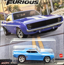 Load image into Gallery viewer, Hot Wheels 2023 1969 Chevy Camaro Blue Fast &amp; Furious Premium 1/5 Mix 2 New
