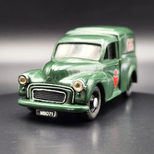 Load image into Gallery viewer, Corgi 1959 Morris Minor Van Gas Board Dark Green C957/2 1986 Corgi Classics 1:43 Die Cast Model
