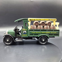 Load image into Gallery viewer, Corgi 1930 Thornycroft Beer Truck Swan Lager Green C867/3 1986 Corgi Classics 1:43 Die Cast Model

