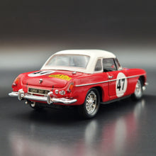 Load image into Gallery viewer, Universal Hobbies Eagle&#39;s Race 1966 M.G.B Marathon de la Route #47 Red 1092 1:43 Die Cast Model
