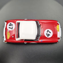 Load image into Gallery viewer, Universal Hobbies Eagle&#39;s Race 1966 M.G.B Marathon de la Route #47 Red 1092 1:43 Die Cast Model
