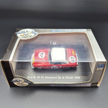 Load image into Gallery viewer, Universal Hobbies Eagle&#39;s Race 1966 M.G.B Marathon de la Route #47 Red 1092 1:43 Die Cast Model
