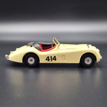 Load image into Gallery viewer, Corgi 1952 Jaguar XK120 2 Door Roadster/Rally Car Cream #804 Corgi Cars of the 50&#39;s 1:36 Die Cast Model
