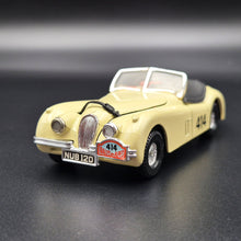 Load image into Gallery viewer, Corgi 1952 Jaguar XK120 2 Door Roadster/Rally Car Cream #804 Corgi Cars of the 50&#39;s 1:36 Die Cast Model
