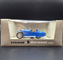 Load image into Gallery viewer, Brumm 1929 R3 Darmont Cyclecar Blue Revival Series 1:43 Die Cast Model
