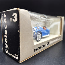 Load image into Gallery viewer, Brumm 1929 R3 Darmont Cyclecar Blue Revival Series 1:43 Die Cast Model
