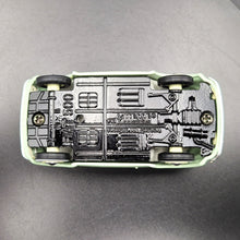 Load image into Gallery viewer, Vitesse 1957 Fiat 500 with Vespa Scooter Pale Green #008 1:43 Die Cast Model
