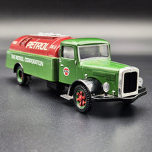 Load image into Gallery viewer, Corgi 1934 White Petrol Tanker - The Petrol Corporation Green #98449 Corgi Classics 1:50 Die Cast Model
