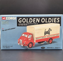 Load image into Gallery viewer, Corgi 1959 Bedford S Box Truck - Spratt&#39;s Red #30303 Corgi Golden Oldies 1:50 Die Cast Model
