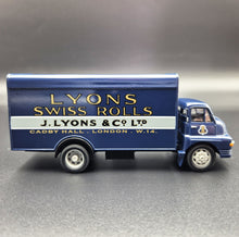 Load image into Gallery viewer, Corgi 1959 Bedford S Box Truck - Lyons Blue #19301 Corgi Golden Oldies 1:50 Die Cast Model
