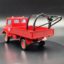 Load image into Gallery viewer, Solido 1985 Mercedes-Benz Unimog Fire Dept Tow Truck Red #2134 Toner Gam I 1:50 Die Cast Model
