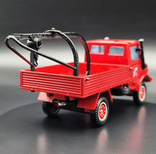 Load image into Gallery viewer, Solido 1985 Mercedes-Benz Unimog Fire Dept Tow Truck Red #2134 Toner Gam I 1:50 Die Cast Model
