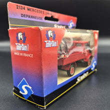 Load image into Gallery viewer, Solido 1985 Mercedes-Benz Unimog Fire Dept Tow Truck Red #2134 Toner Gam I 1:50 Die Cast Model
