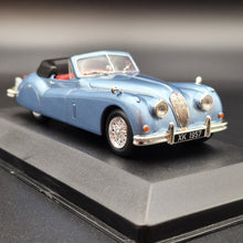 Load image into Gallery viewer, Atlas Collections 1957 Jaguar XK120 2 Door Roadster Light Blue #4641 103 1:43 Die Cast Model
