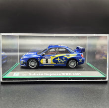 Load image into Gallery viewer, Cararama 2001 Subaru Impreza WRC Rally Car Blue #143 1:43 Die Cast Model
