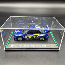 Load image into Gallery viewer, Cararama 2001 Subaru Impreza WRC Rally Car Blue #143 1:43 Die Cast Model
