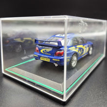 Load image into Gallery viewer, Cararama 2001 Subaru Impreza WRC Rally Car Blue #143 1:43 Die Cast Model
