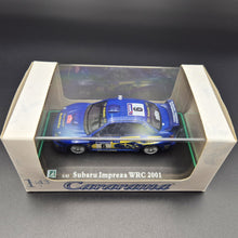 Load image into Gallery viewer, Cararama 2001 Subaru Impreza WRC Rally Car Blue #143 1:43 Die Cast Model
