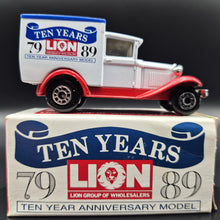 Load image into Gallery viewer, Matchbox 1989 Ford Model A Van Lion Group White Series 1-75 MB38 Limited Edition - Boxed
