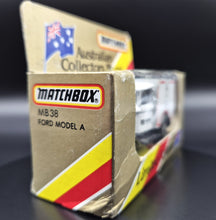 Load image into Gallery viewer, Matchbox 1987 Ford Model A Van &quot;Bonds&quot; White Series 1-75 MB38 Limited Edition - Boxed Unopened
